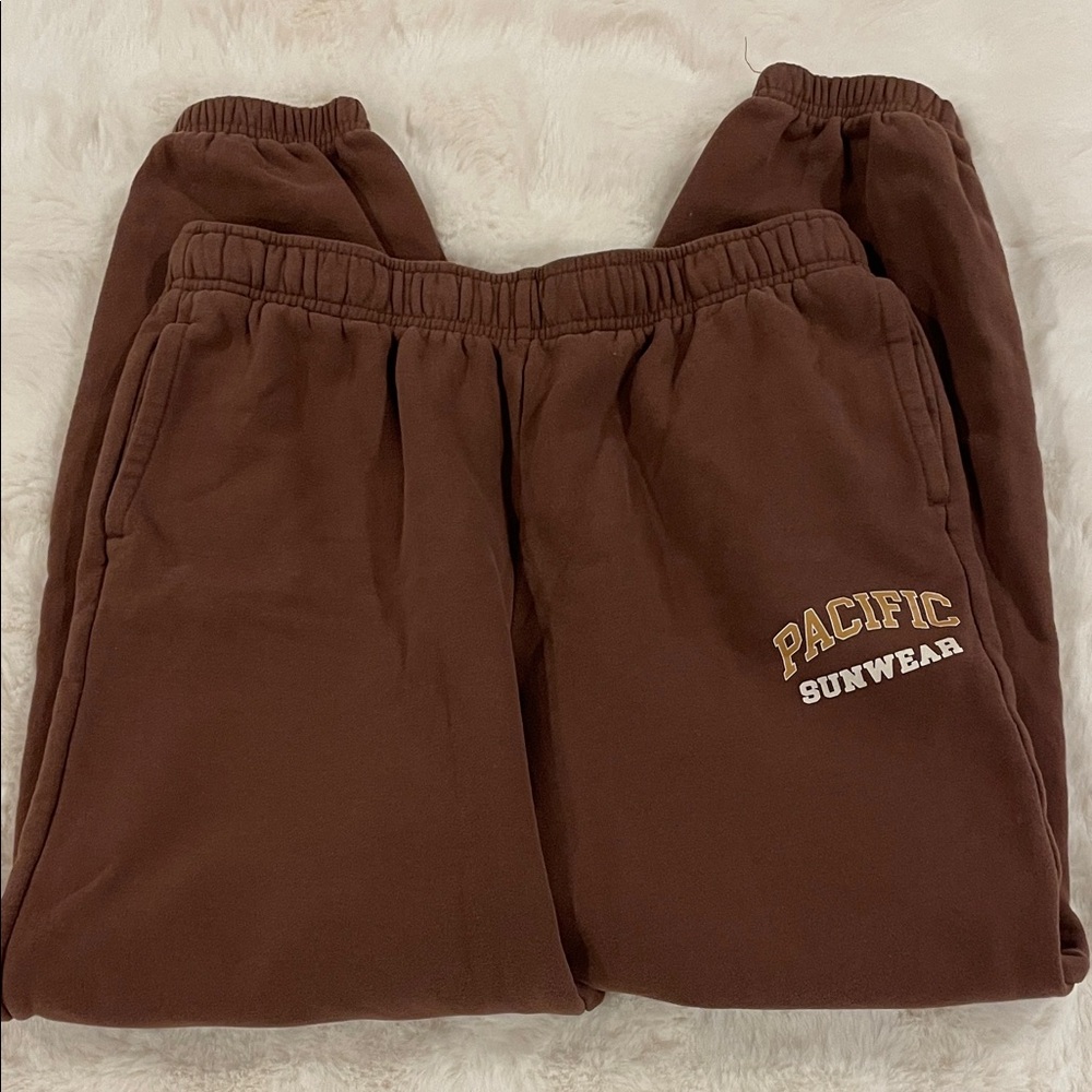 PacSun Brown Jogger Sweatpants
